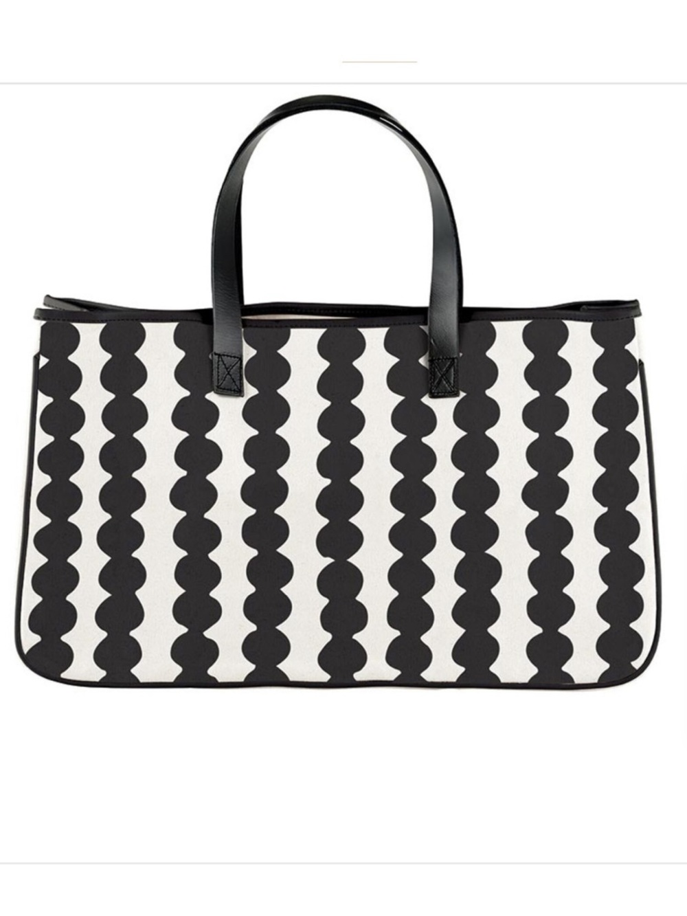 NEW Black & White Patterned Tote Bag
